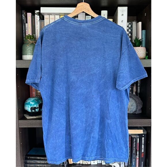 🐿️ NWOT Ice Cube Today Was A Good Day Acid Wash Blue Unisex Short Sleeve Tee XL - Picture 2 of 4
